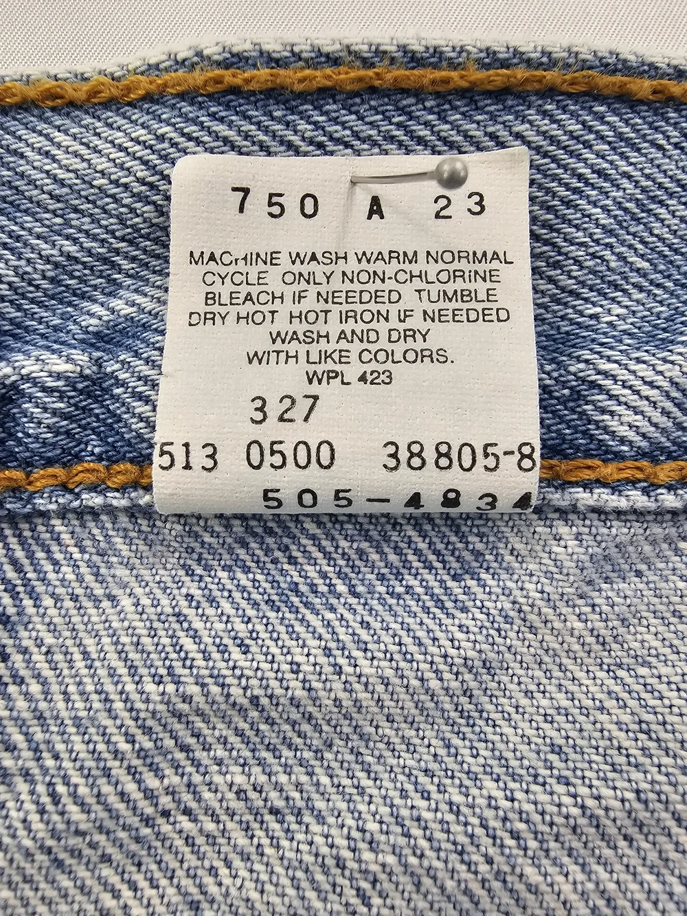 VINTAGE Made In USA Levis 505 Regular Fit Straight Leg Mens 40x30 Jeans 90s‎ Y2K